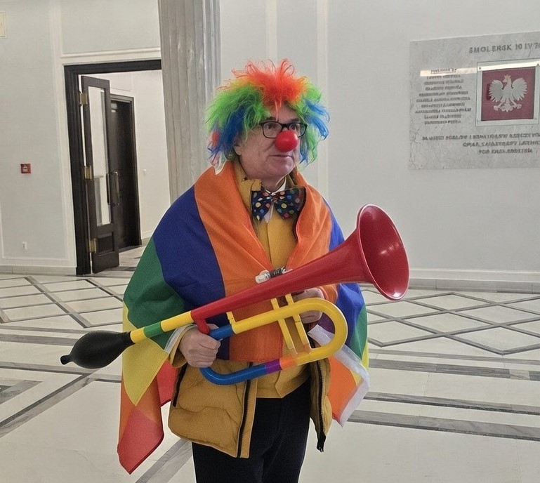 Podobno w Sejmie dziś widziano słynnego Honklera!