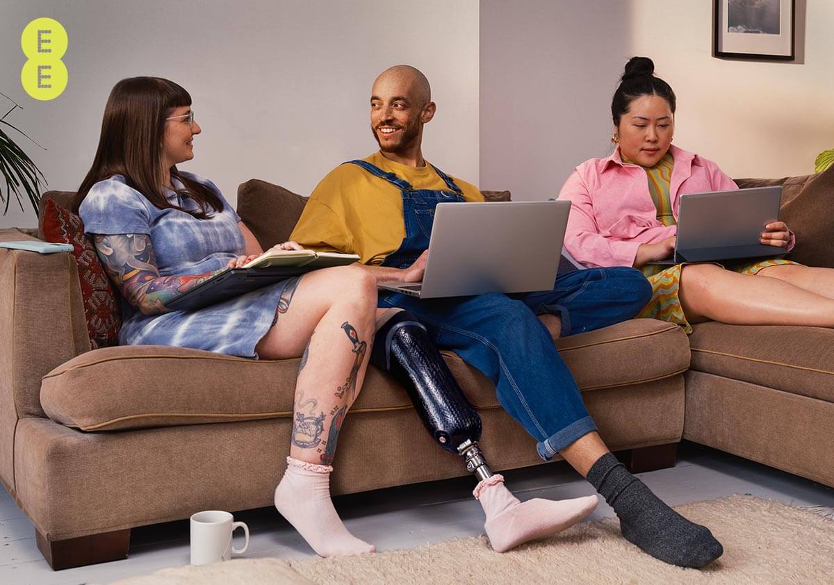 MikeGodfrey7's tweet photo. I just had this photo attached to an email from @EE  - as a white male with two legs and no tattoos, I guess it was sent to me in error? @JuliaHB1 @AllisonPearson @AnnabelDenham1 https://t.co/crKbMel6lX