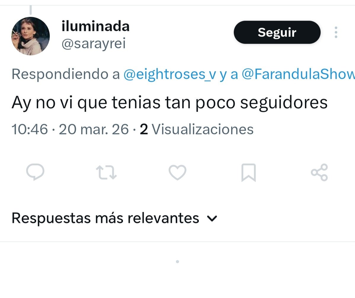 Poquitos pero me tuviste que bloquear mamita. Que pasó? Te asustaste?. 😆