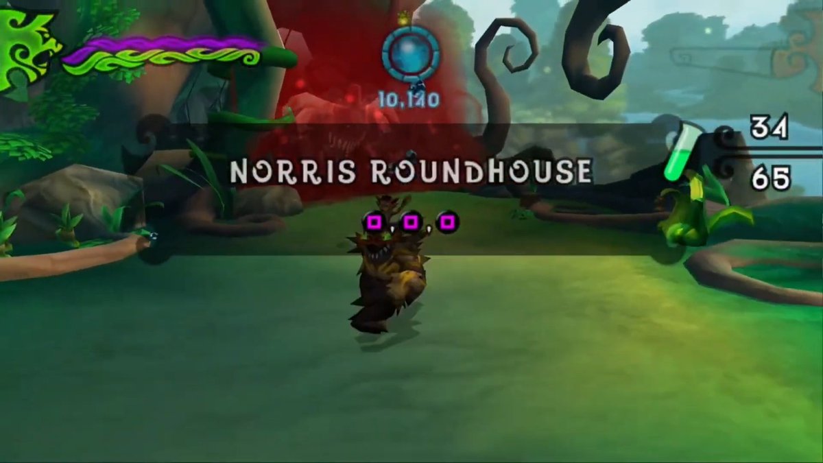 In Crash of the Titans, the first upgrade we get is called "Norris Roundhouse," a reference to Chuck Norris, mainly because of the memes that were popular at the time. 

Sadly, he passed away today. Rest in peace, Chuck Norris!

#CrashBandicoot