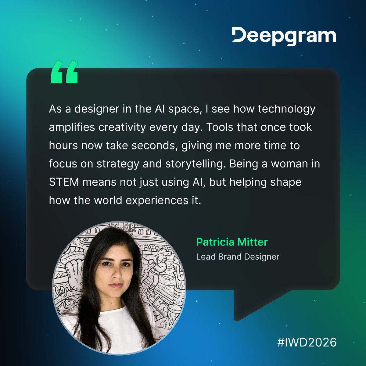 Deepgram tweet media