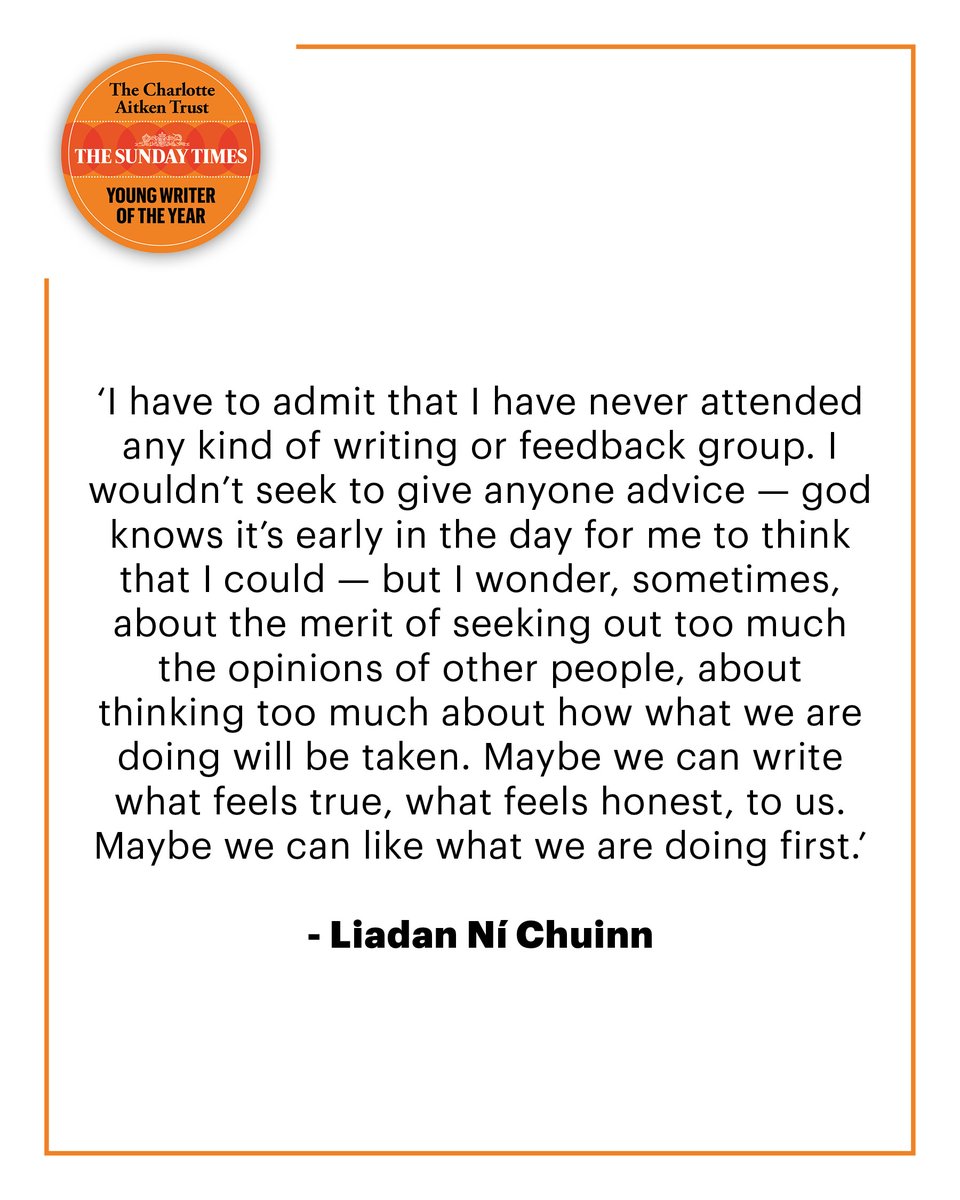 Young Writer Award tweet media