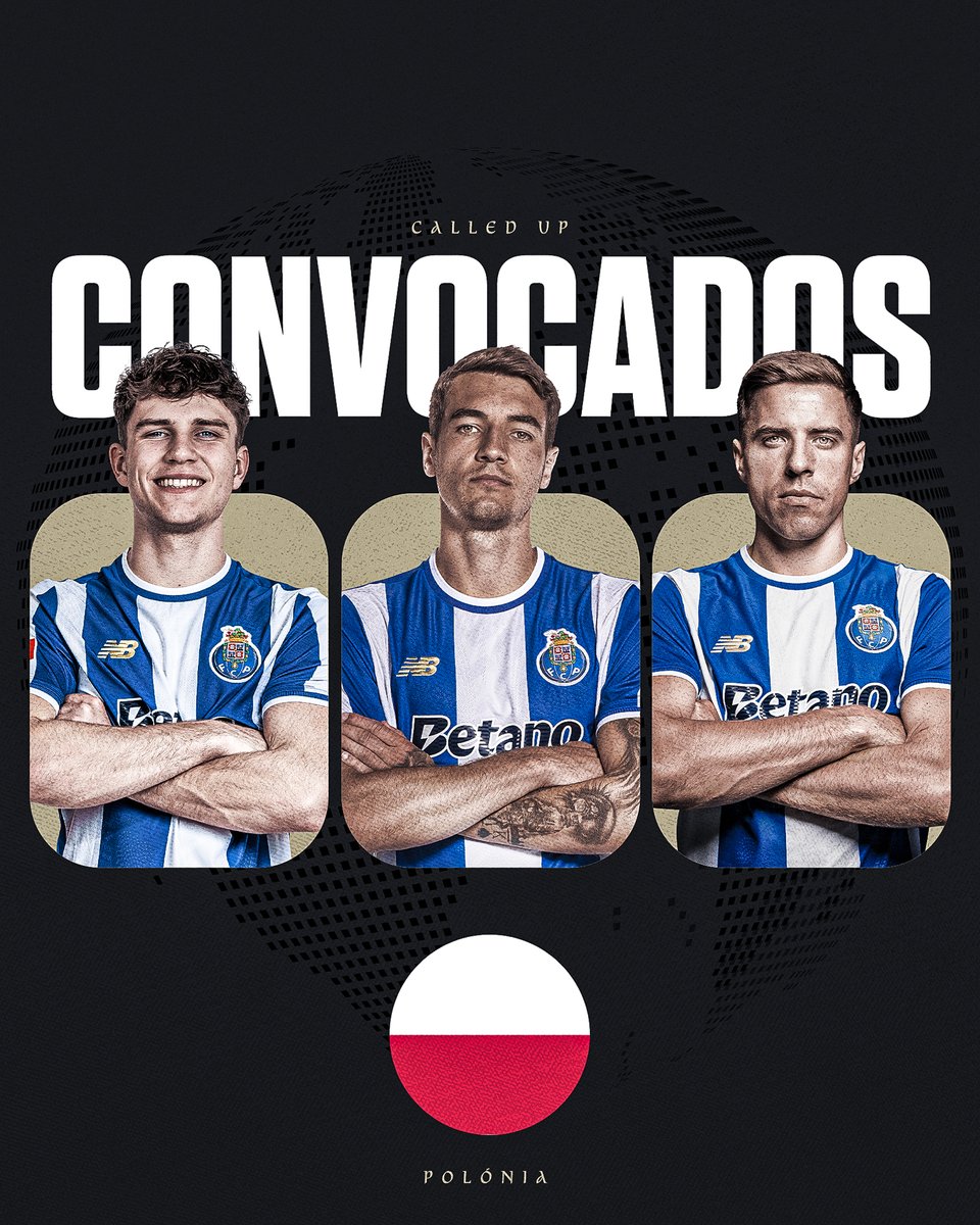 First call. Proud moment 🇵🇱
Pietuszewski junta-se a Bednarek e Kiwior na seleção
Pietuszewski joins Bednarek and Kiwior in the national team.

#SeguimosJuntos