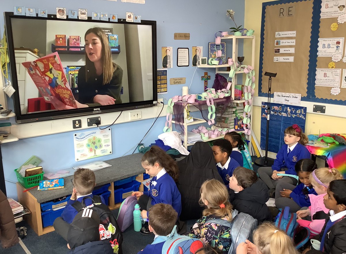 AbbeyPrimary's tweet image. #Y2 were very excited to see who was reading this weeks story on the newsletter! They loved listening to Mrs D read Wigglesbottom Primary - Super Dog. They would like copies for their classroom now. #reading @NosyCrow  #ReadingforPleasure 📚