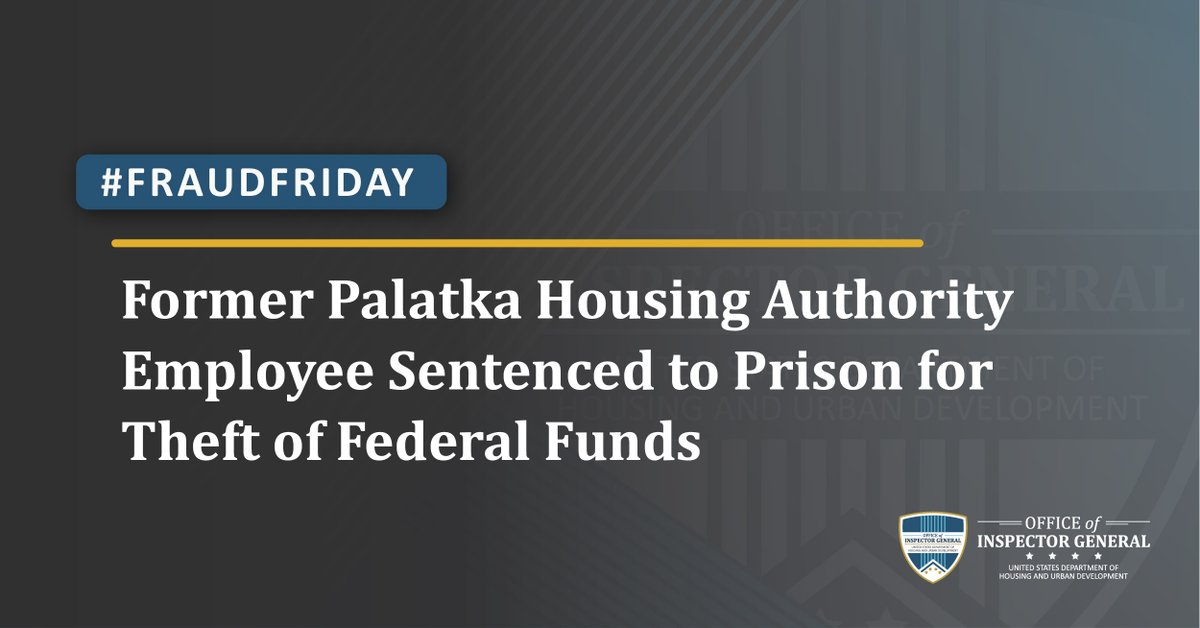 HUD Office of Inspector General tweet media