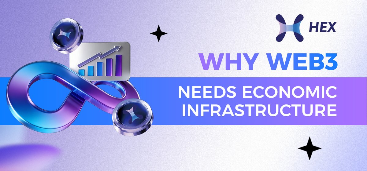 starlink_hex's tweet photo. 🚨As Web3 ecosystems grow, structural challenges emerge:

• Fragmented value standards
• Disconnected incentives
• Inefficient collaboration
• Scattered value accumulation

HEX introduces a unified economic framework to solve these issues.🔗

#HEX #Web3 https://t.co/SRhYB0D9D6