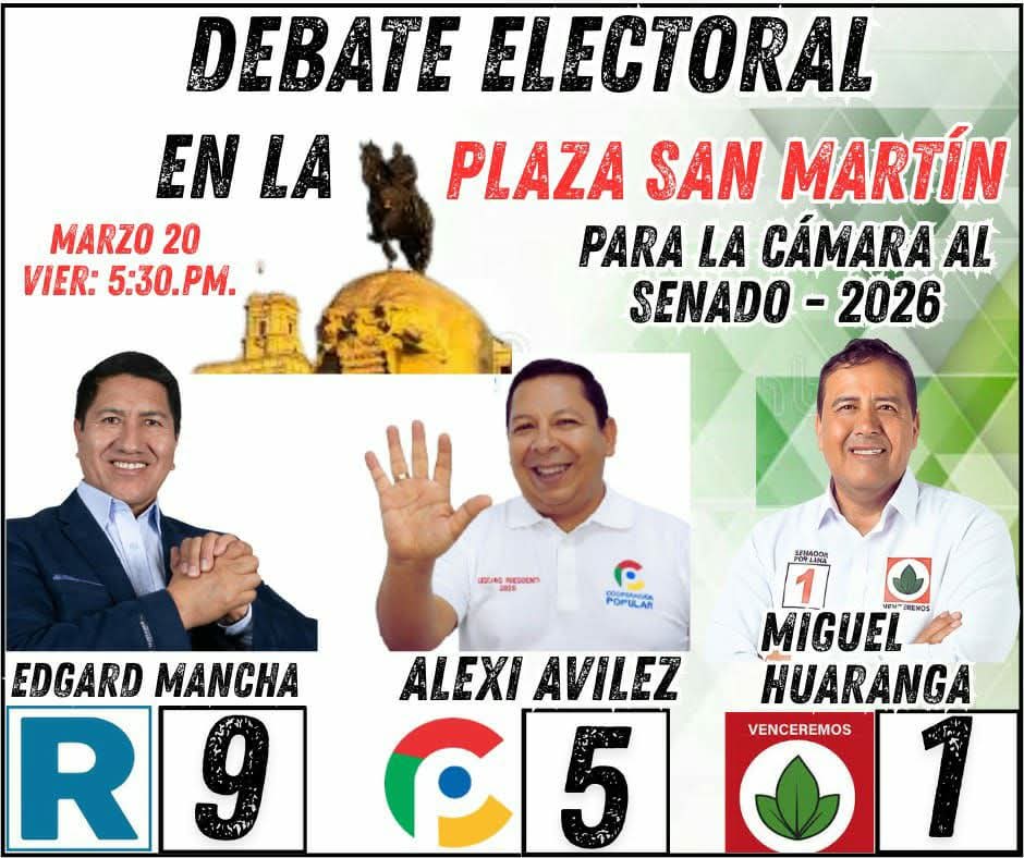 No nos corremos a ningún debate, con quién sea y donde sea. 

Hoy estaremos en plena  plaza San Martín en un candente debate, dando la batalla cultural. R9