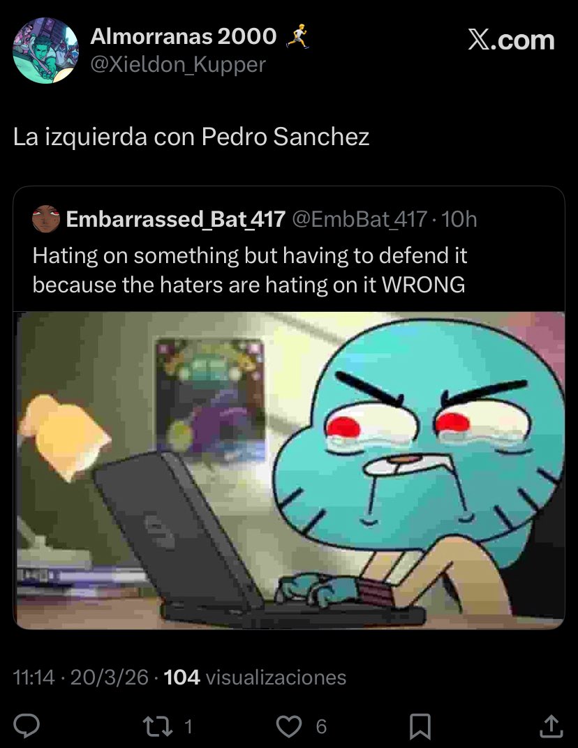 Esto de ser psoizado y joseado en un mismo dia me tiene jodido