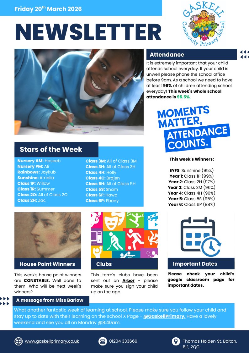 Gaskell Primary School tweet media