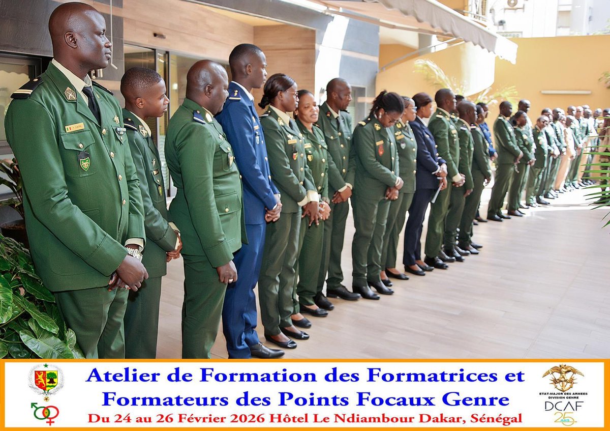 DCAF_Geneva's tweet photo. (1/4) 💡Advancing #genderequality in #securitysector governance takes many forms. Here’s a snapshot of some of the recent activities of DCAF’s #Gender & #Security team:

1️⃣ Strengthening gender capacities for #peaceoperations:
In March, DCAF’s #Elsie Programme delivered a 3-day Training of Trainers for the #Senegalese Armed Forces, aimed at strengthening institutional capacity to support women’s meaningful participation in peace operations. This initiative is part of broader efforts to translate commitments under the #WPS agenda into operational impact.