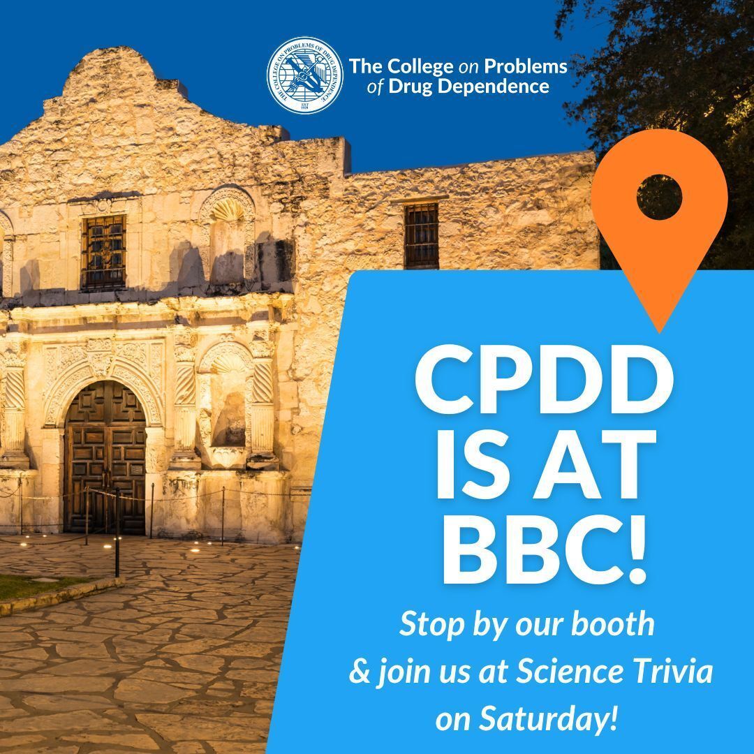 The College on Problems of Drug Dependence tweet media