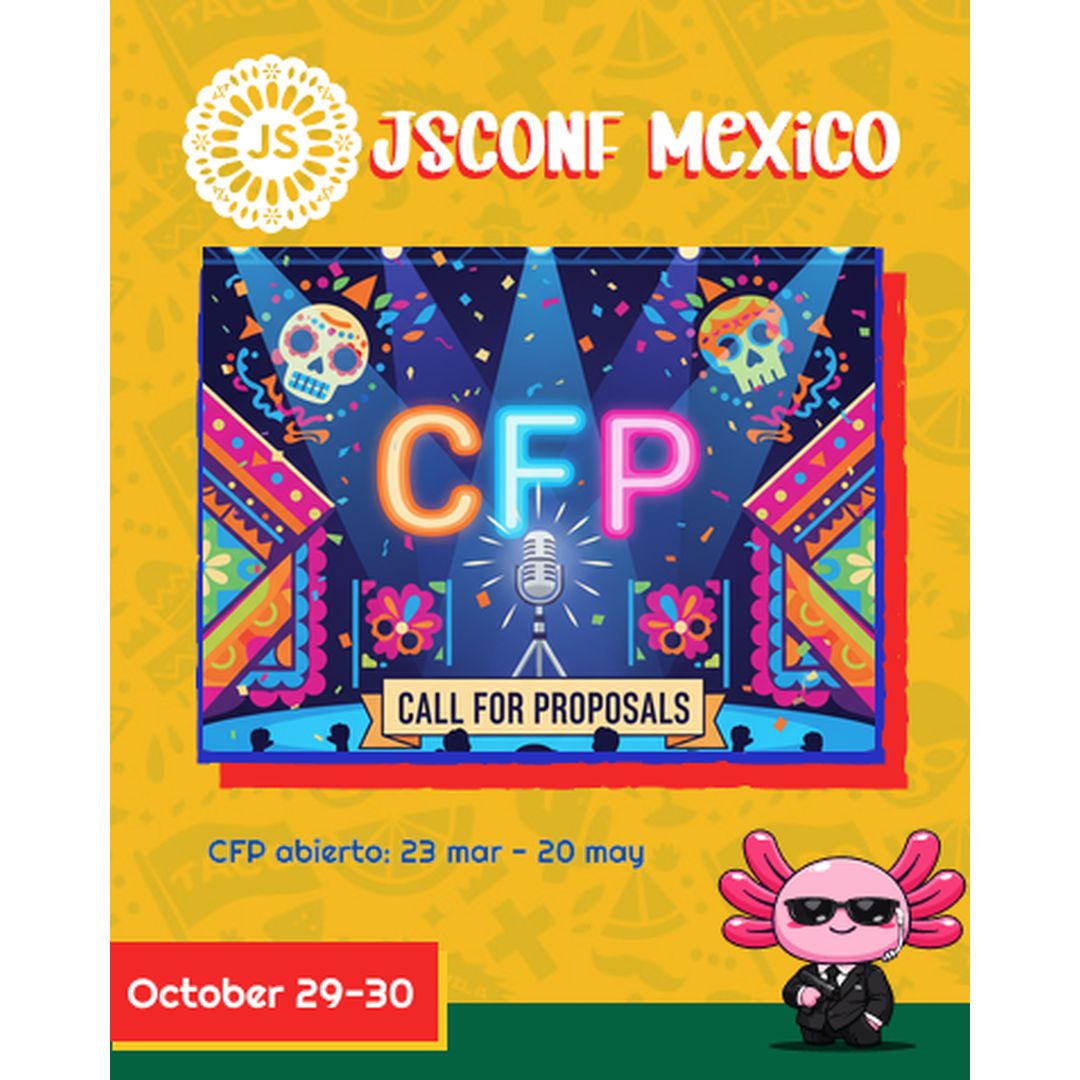 JSConf MX 2026 | 29 & 30 de Oct GDL 🇲🇽 tweet media