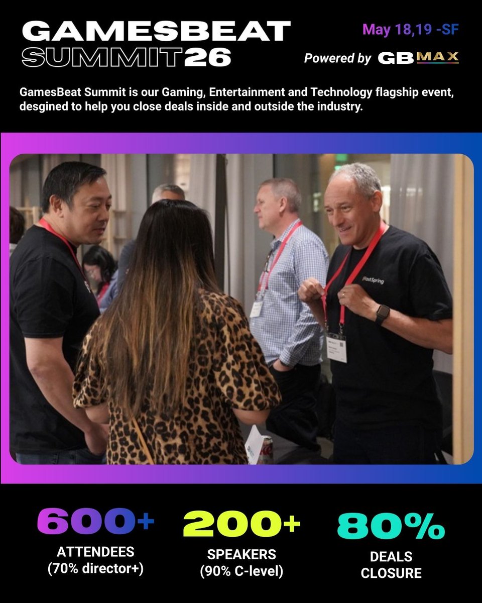 GamesBeat tweet media