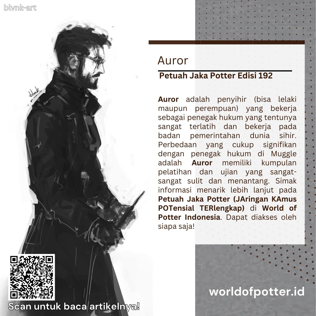 WorldofPotterID's tweet image. Auror! Katanya sih, mereka adalah "polisi" yang ada di dunia sihir. Seperti apa sih detail dari pekerjaan mereka? Simak lebih lanjut informasinya hanya di worldofpotter.id/blog/a152a2a0-… yuk!

#harrypotter #auror #article #potterhead #fyp