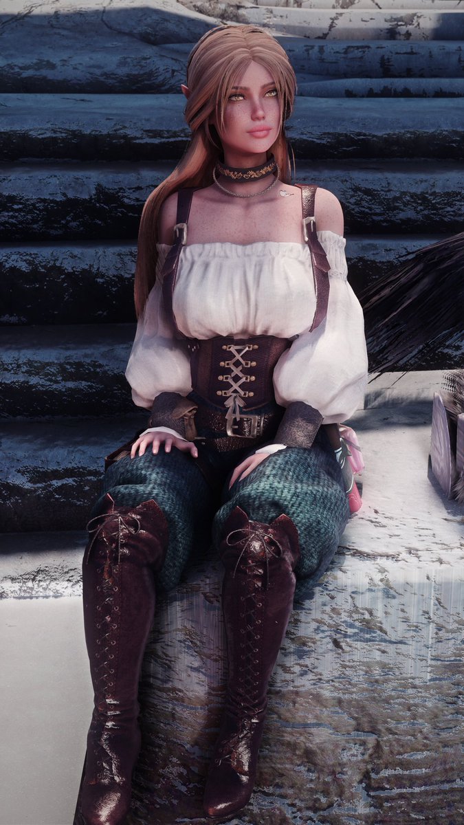 Happy Friday <3 question is this a follower or player character 🤔
#SkyrimSE