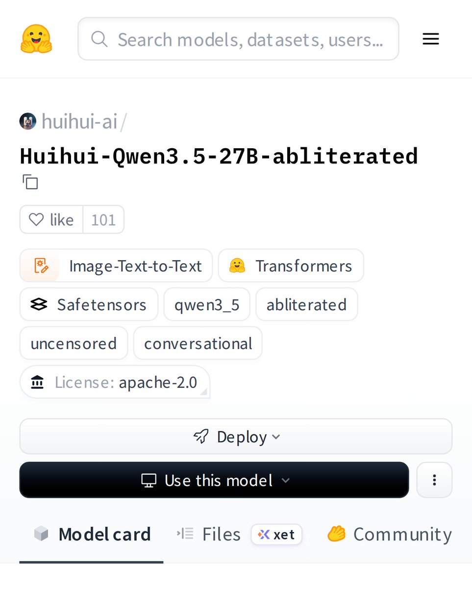 Hugging Models tweet media