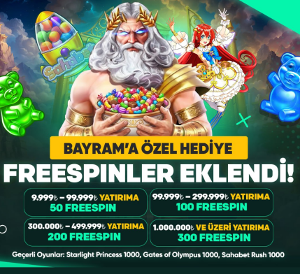 🎁 SAHABET'TEN BAYRAM HEDİYESİ 300 FREESPİN'E KADAR EKLENDİ!

🤑 1 Mart 2025’ten itibaren yatırımı olanlara özel!

🎰 Starlight Princess 1000
🎰 Gates of Olympus 1000
🎰 Sahabet Rush 1000

❗️ Sadece slot oyunlarında geçerlidir.

💸 Yatırım şartsız 3.000TL'ye kadar çekim imkanı!
