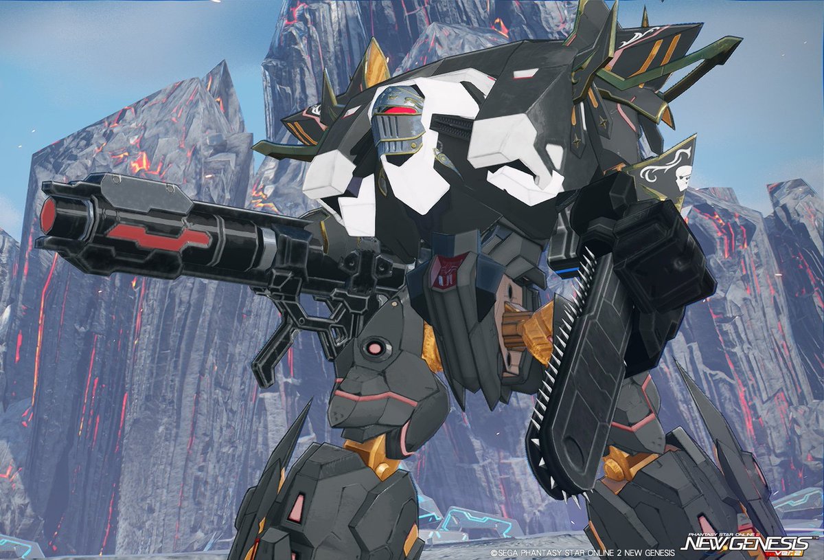 #PSO2NGS #PSO2NGS_SS
#キャストはいいぞ
バシネットヘルムを入手したのでウォーハンマーのインペリアルナイト風キャストを作ってみました(∩´∀｀)∩