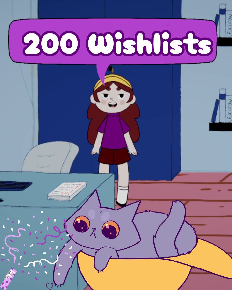 We just crossed 200 wishlists on Steam! 🎉

Thank you all so much for your support 💜 

Its a smal step in the development but it makes very happy.

#gaming #indiegame #steam #wishlist #indiegamedev #cozygaming #narrativgames #canvasofthoughts