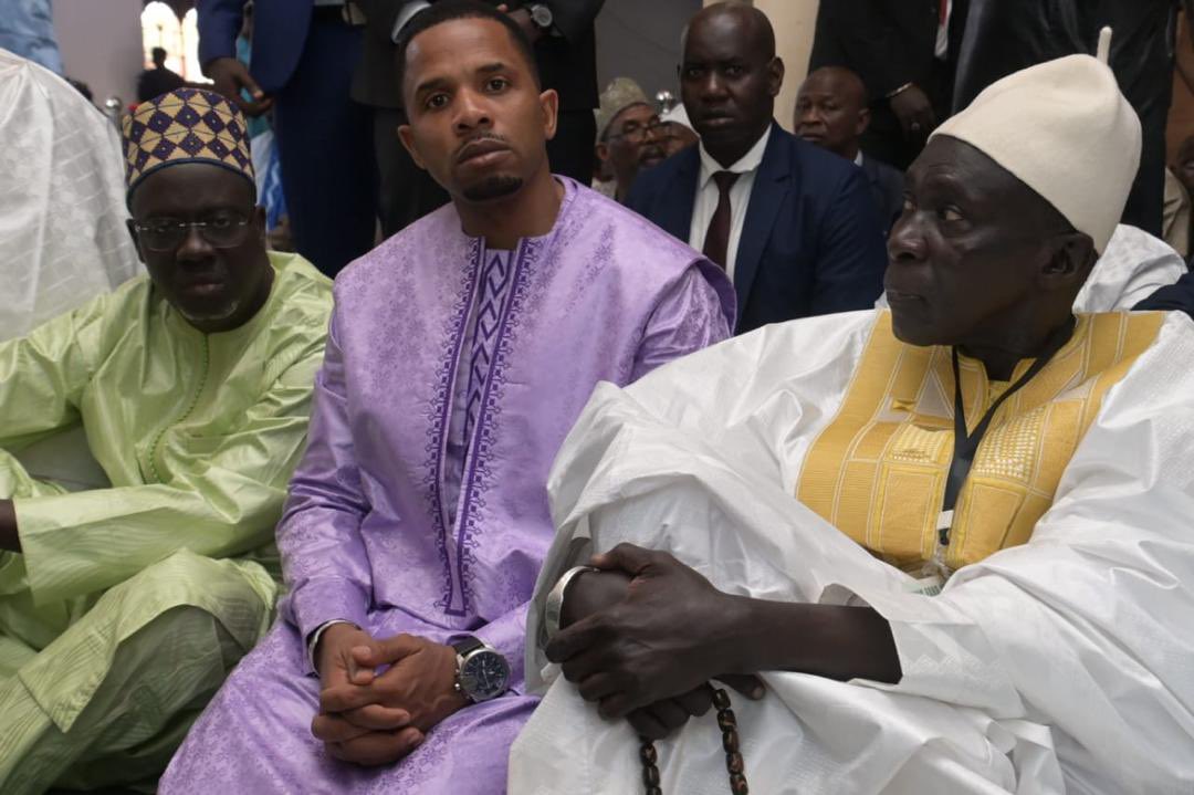 Info_Ministry_'s tweet photo. The Honourable Minister stood alongside His Excellency Adama Barrow, the Vice President, fellow Cabinet Ministers, civil servants, and others in marking the sacred occasion of Eid al-Fitr.

Eid Mubarak https://t.co/XZsqxvogTB