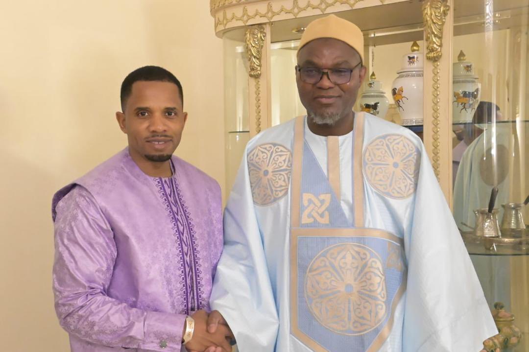 Info_Ministry_'s tweet photo. The Honourable Minister stood alongside His Excellency Adama Barrow, the Vice President, fellow Cabinet Ministers, civil servants, and others in marking the sacred occasion of Eid al-Fitr.

Eid Mubarak https://t.co/XZsqxvogTB