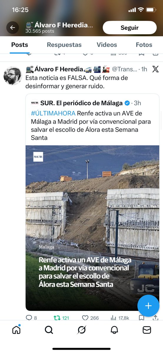 EMerelo's tweet photo. Una EXCLUSIVA de @DiarioSUR, que dirige @Javier_Recio, que ha durado un instante. Cuando el periodismo no es objetivo y es interesado, pasan estas cosas. Los bulos y las noticias sin contrastar pasan una factura a la credibilidad del medio, que puede ser irreparable.
👇👇👇 https://t.co/0r7ns58TG2