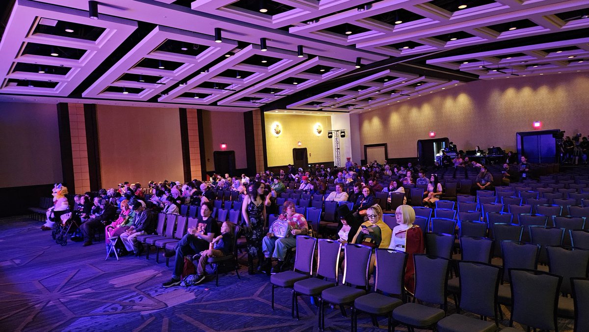 CDRobots's tweet photo. Opening ceremonies! #zenkaikon #zenkaikon2026 https://t.co/7ZQVzzd1l9