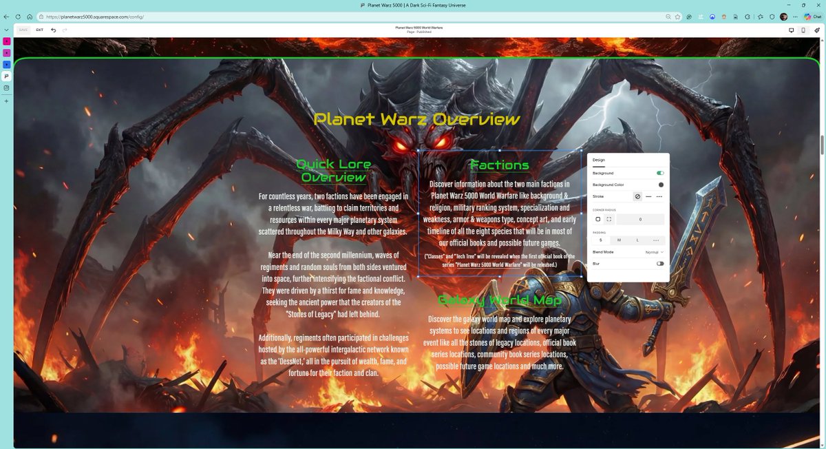 DessNetLibrary's tweet photo. Hey @SquarespaceHelp, this morning, my entire website (https://t.co/PlkR7ympnV) experienced an issue. 

It appears that the black-faded background I use behind almost all my "Text" as a disipire, even when the "Color" is set within the "Style Background" option. 😫 YHelp Please https://t.co/6a17ehUYo2