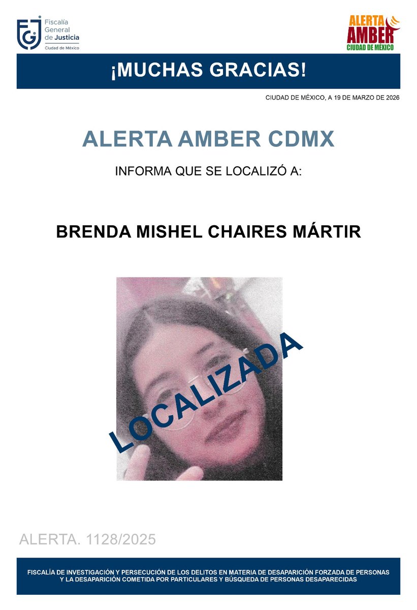 Alerta Amber CDMX tweet media