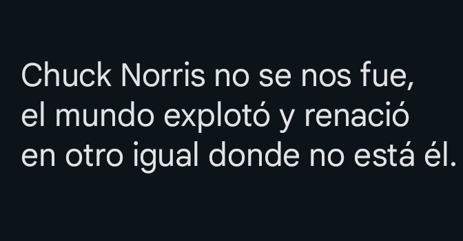 elkompirri's tweet photo. ☝🏼😌
#ChuckNorris https://t.co/uF923b4C3j