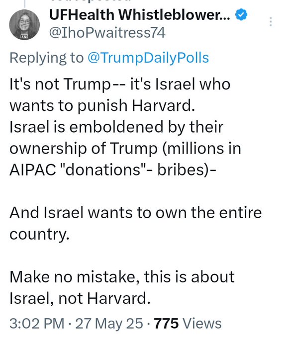 UFHealth Whistleblower Kathleen Maynard 🇵🇸Ⓥ tweet media