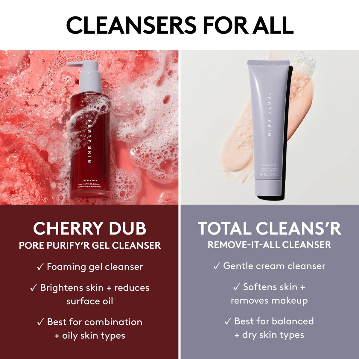 67mgm's tweet photo. Fenty Skin Cherry Dub Pore Purify’R Gel Cleanser 190ml

Get more info:    https://t.co/Z7M9ETD5Zn

Your just-juiced hero for radiant revival, enter the Fenty Beauty Cherry Dub Pore Purify'R Gel Cleanser (190ml). Shall we cherry on? https://t.co/Bd9HminXWw
