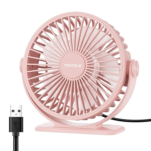 ahhhh i just received TriPole USB Desk Fan Mini Portable Personal Fan, 3 Speeds Adjustable Strong Breeze Small Electric Fan, 360° Rotation Quiet Plug In USB Fan for Desktop Bedroom Office Ta from poutini via throne. thank you so very much! throne.com/meganwiththepug
