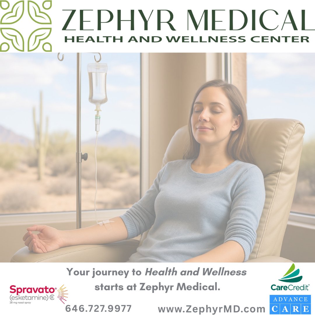 ZephyrMed's tweet photo. For patients with treatment-resistant depression, advanced care matters. At Zephyr Medical, we offer IV Ketamine in a safe, supportive setting—because healing deserves expertise and compassion. #Anxiety #Depression #PTSD #Pain #Psychedelics #Ketamine #Infusion #MentalHealth https://t.co/hlh1bG00n7