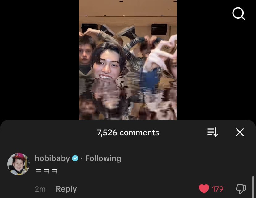 HAHAHAHAHA HOBI COMMENTED ON CORTIS POST!!!