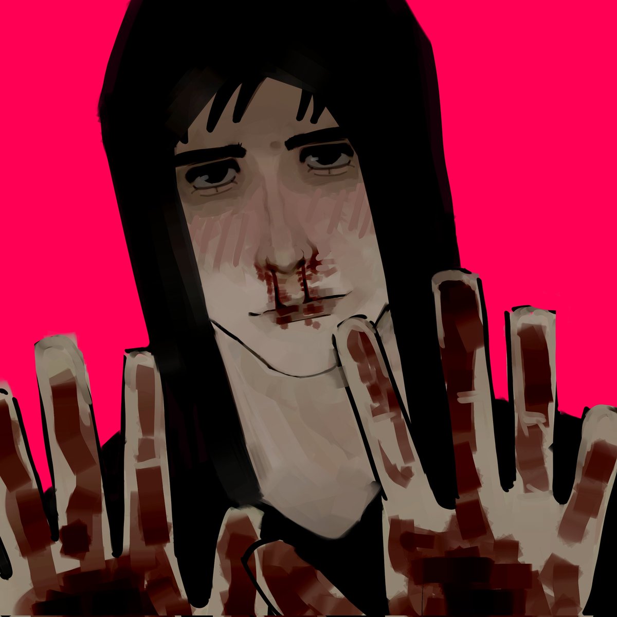kaido0xd's tweet photo. Blood #cryoffear #fanart https://t.co/noZtFGUULO