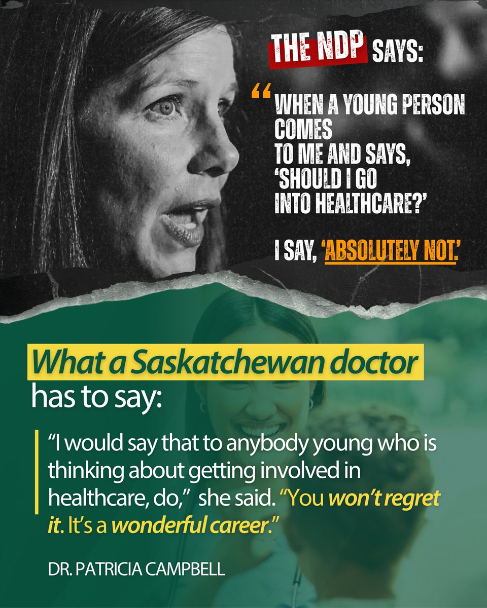 Saskatchewan Party tweet media