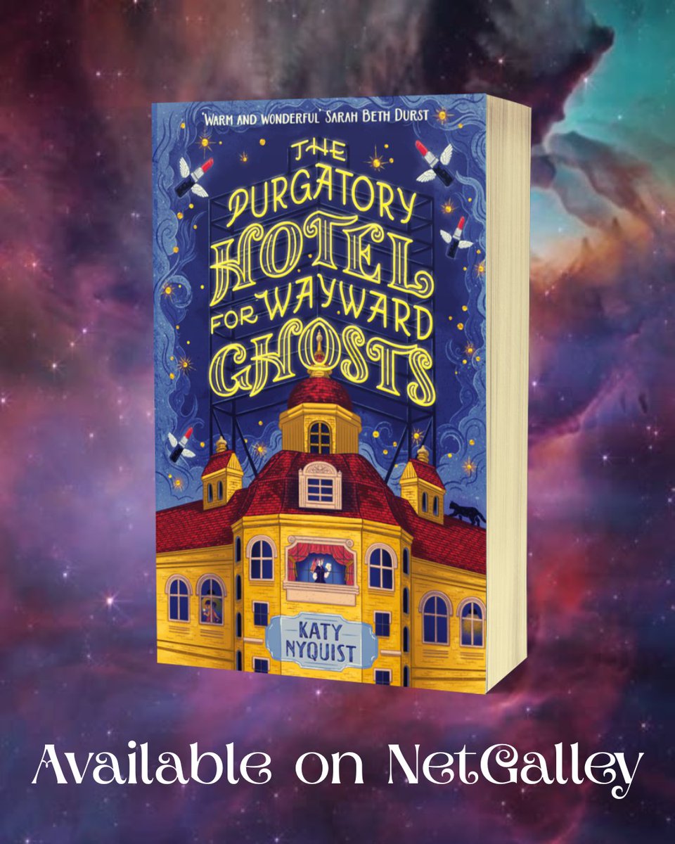 HeadlineFiction's tweet photo. Looking for some delightfully charming reading for the weekend? 

The Purgatory Hotel for Wayward Ghosts is available on NetGalley!

Request now if you love a grounded fantasy, paranormal romance, or supernatural comedy!

https://t.co/ecCeS5kTVv https://t.co/1N5UmvrDix