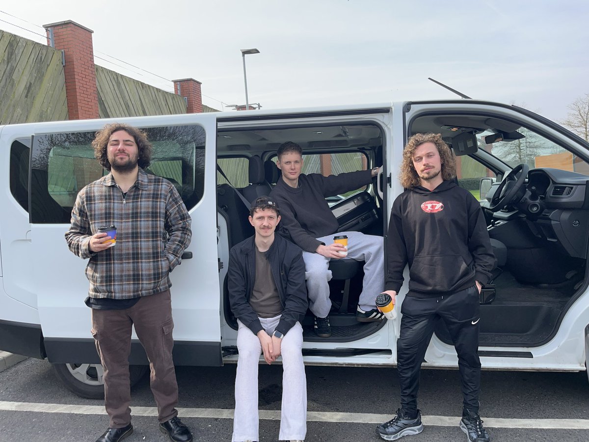 mgallerymusic's tweet photo. We’re officially on route to Glasgow @kingtutsofficial for night 3 of the Tour 

Leeds you were class, should we come back sometime soon? #postpunk #indiemusic #uktour https://t.co/vRCRtL1b4X