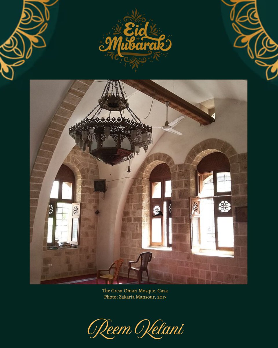 ReemKelani's tweet image. The Great Omari Mosque in #Gaza, one of #Palestine’s oldest #Islamic monuments.

On 7-8 December 2023, Israel targeted the mosque to the point of being a ruin. Only parts of the minaret and some exterior walls remain standing.
.
.
.
.
.
#Eid
#Religicide
#Culturocide
#EidMubarak