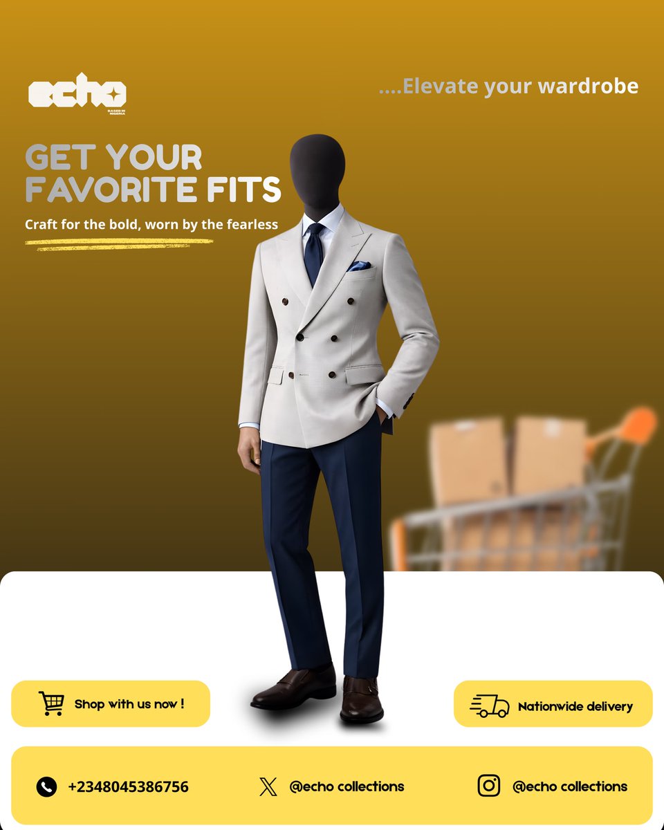 Damola_Thomas's tweet image. Echo collections 1.0
#design #graphic #designer 
Please, y’all should rate my design.