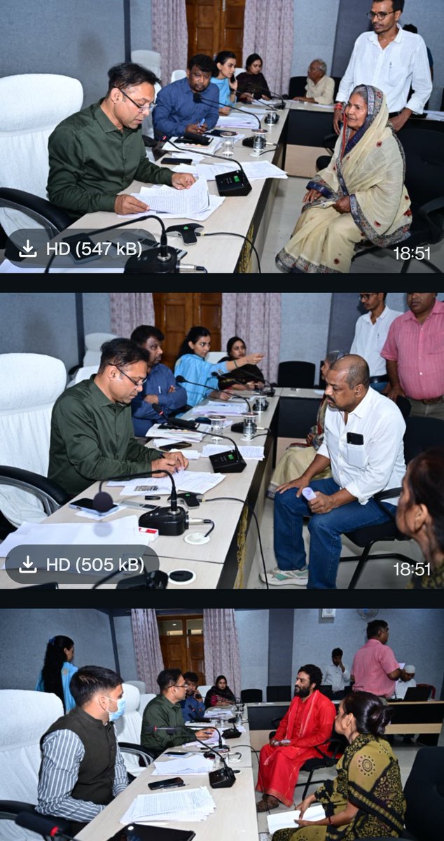 dmbhagalpur's tweet photo. #PressUpdate | सबका सम्मान–जीवन आसान
जिलाधिकारी डॉ. नवल किशोर चौधरी @nawal_ias ने बताया कि Ease of Living पहल के तहत आम जनता की वन-टू-वन सुनवाई की जा रही है।
➡️ VC के माध्यम से सभी क्षेत्रीय पदाधिकारी जुड़े
➡️ जरूरी मामलों का त्वरित निष्पादन (1–2 दिन में)
➡️ ग्राउंड लेवल पर कार्य में सुधार, अनावश्यक मामले घटे
लोक शिकायत मामलों की भी सुनवाई कर आवश्यक निर्देश दिए गए। #Bhagalpur