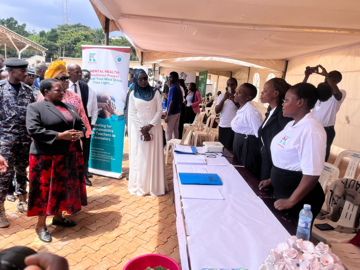 KukuzaEducation's tweet photo. During the  7th #Annual_National_Career_Guidance Day, our team had the privilege of briefing the Prime Minister of Uganda, Rt. Hon. @RobinahNabbanja on our #DIY and #Resilience programs in schools. Her presence was a powerful motivation for us! https://t.co/DLDRbasoS4