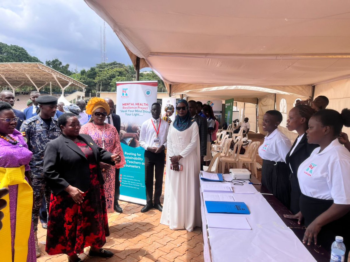 KukuzaEducation's tweet photo. During the  7th #Annual_National_Career_Guidance Day, our team had the privilege of briefing the Prime Minister of Uganda, Rt. Hon. @RobinahNabbanja on our #DIY and #Resilience programs in schools. Her presence was a powerful motivation for us! https://t.co/DLDRbasoS4