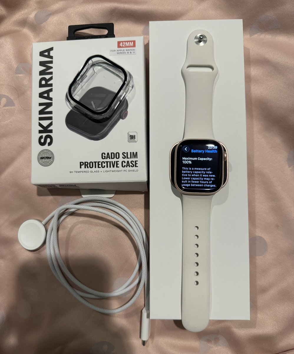 youngkkk5's tweet photo. ส่งต่อ Apple Watch Series 11 
สภาพเหมือนใหม่ อุปกรณ์ครบ แถมเคส
ราคา 10,000 รวมส่ง

#applewatch #นาฬิกา #AppleWatch #มือสอง https://t.co/xWkvZW4NZR