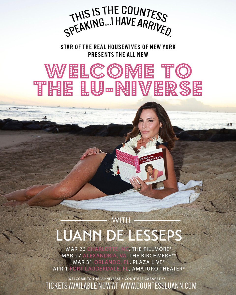 Luann de Lesseps tweet media