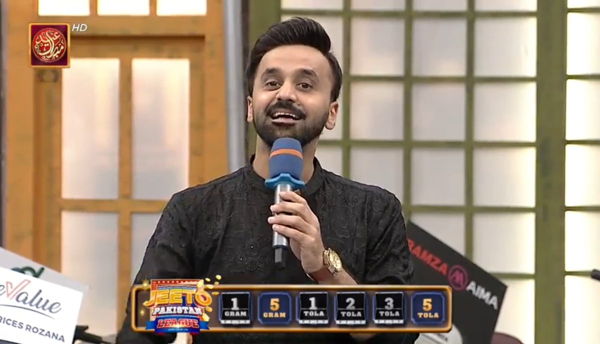 WB is here in Jeeto Pakistan 💗

<a href="/WaseemBadami/">Waseem Badami</a>