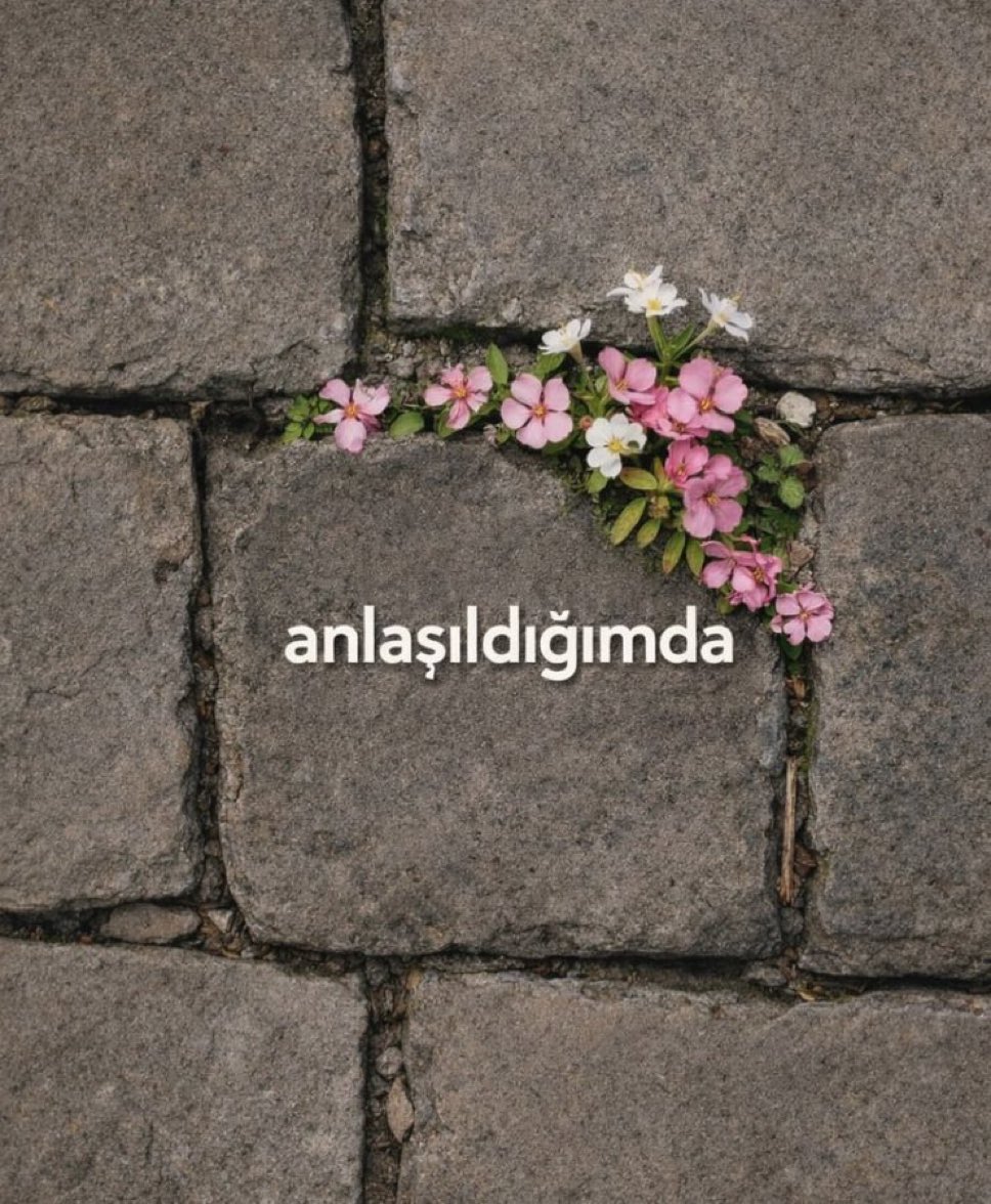Anlaşıldığımda böyle hissediyorum.