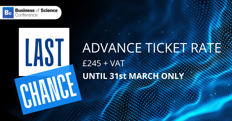 BusOfSciConf's tweet photo. Advance tickets available until 31st March. Book now and take full advantage of reduced rate tickets to hear the latest updates on AI, STEM skills, the Bioeconomy, Life Sciences, Materials Innovation and much more https://t.co/Dvrdurxumk https://t.co/bXRveIkvsw
