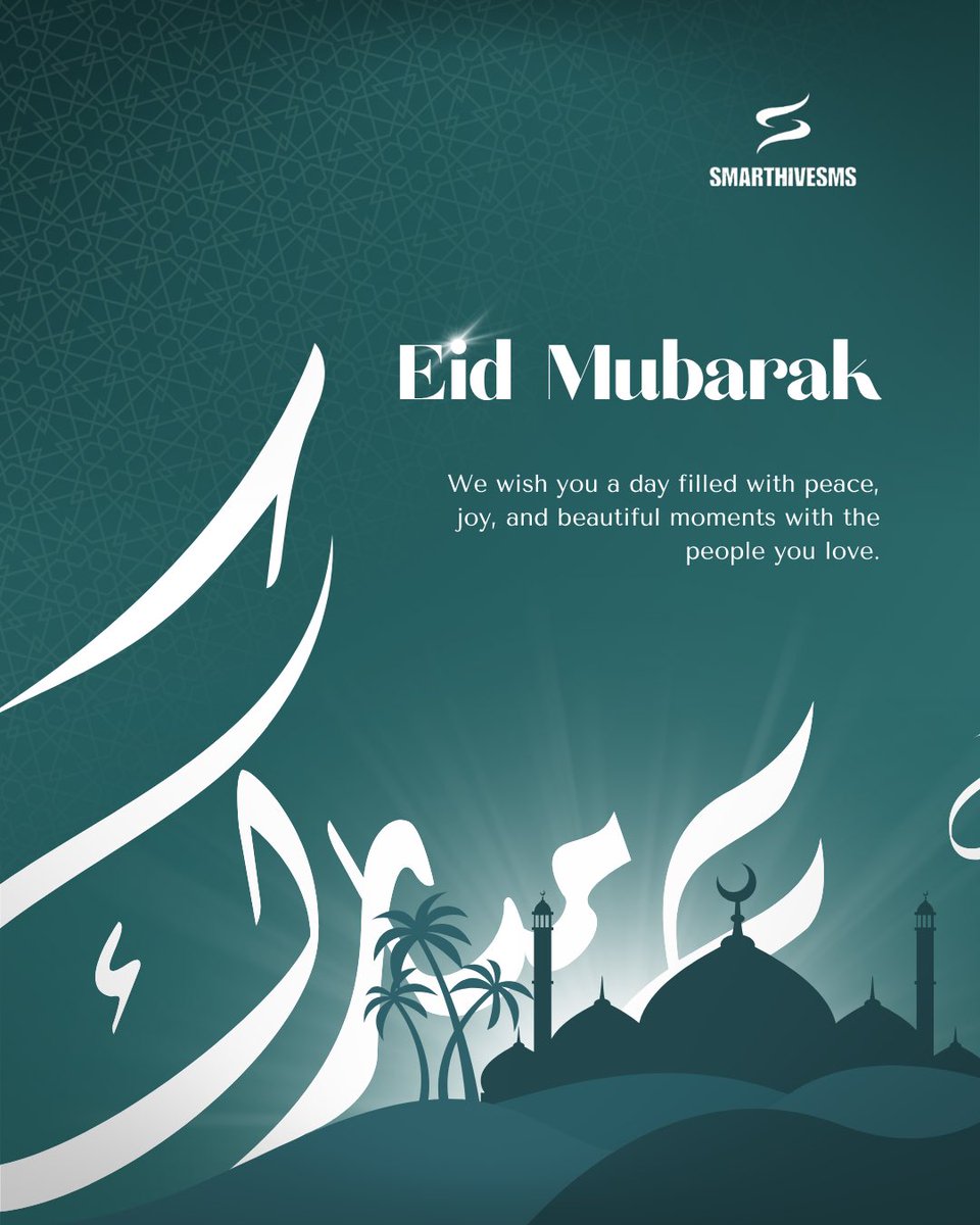smarthivesms's tweet photo. Eid Mubarak from all of us at SmarthiveSMS 🌙❤️ https://t.co/TBv0vA69iA